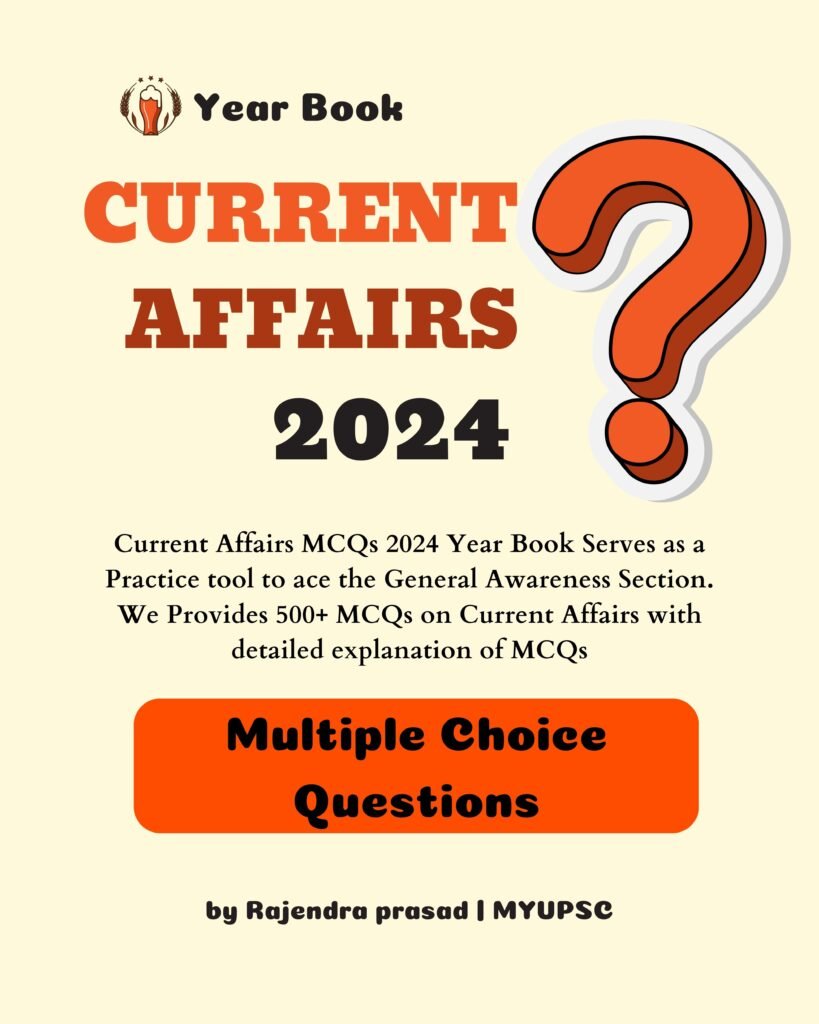 [MCQs] Current Affairs 2024 Year Book Current Affairs Multiple Choice